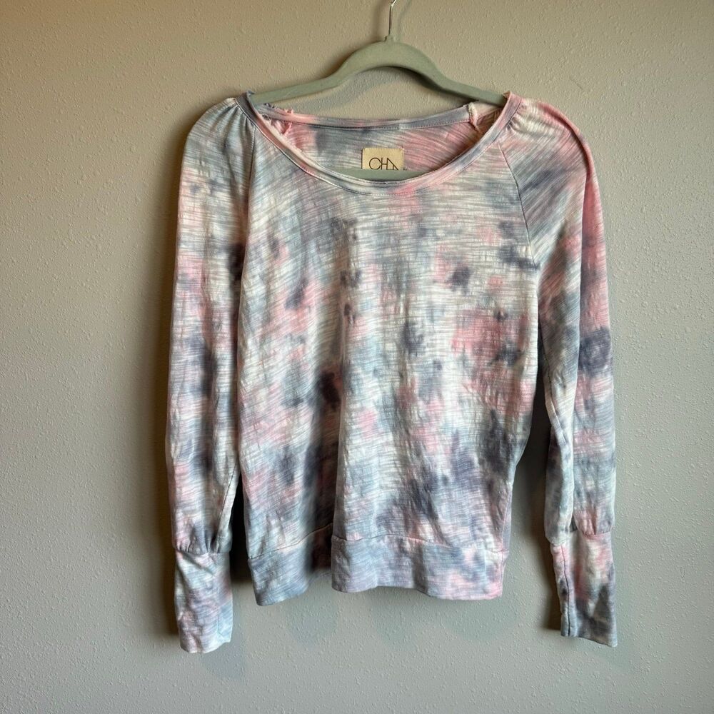 CHASOR Women’s Long Sleeve Top Purple and Pink Size Small
